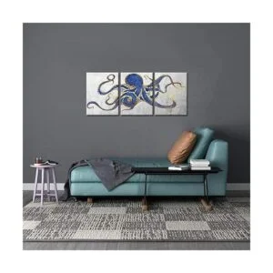 3 piezas de pulpo para pared pintura de animales marinos_2