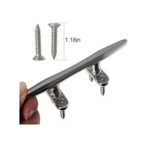 VEITHI 6 inch 316 Stainless Steel Boat Cleat Boat Cleats_2
