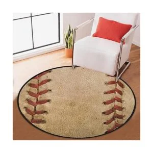 Pardick Alfombra de béisbol redonda de 36.2 pulgadas_3
