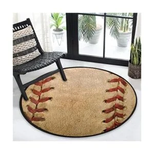 Pardick Alfombra de béisbol redonda de 36.2 pulgadas_1