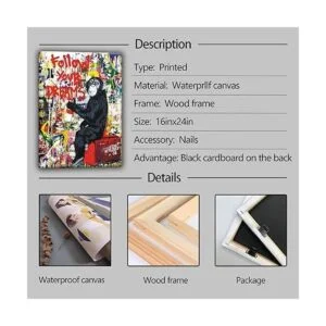 Banksy Street Graffiti Monkey Citas inspiradoras de_3