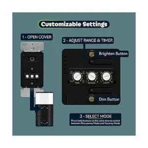 TOPGREENER Regulador de luz con sensor de movimiento_3