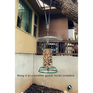 Paquete de 2 deflectores de ardilla de vidrio transparente_2