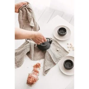 Pure Toallas de cocina 100 lino 2 toallas de lino_5