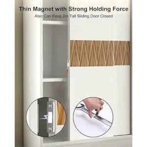 Jiayi Paquete de 18 imanes para puerta corredera de_3