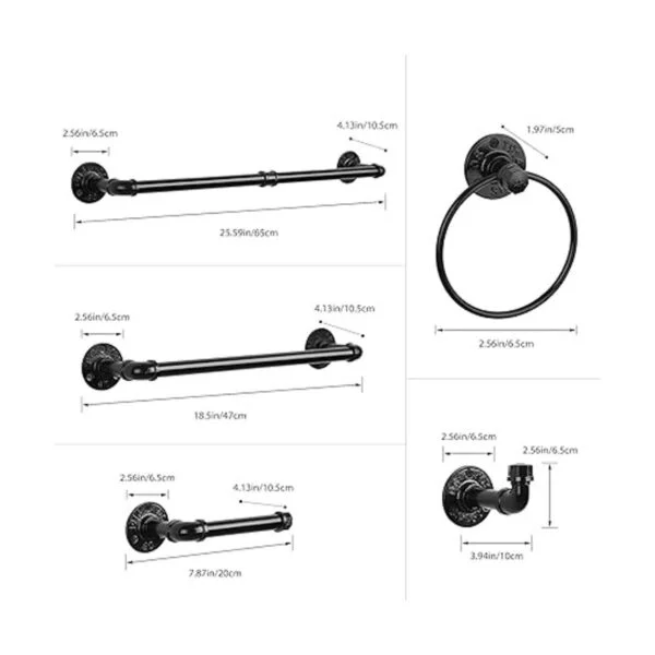 Juego de accesorios de baño juego de toalleros_7