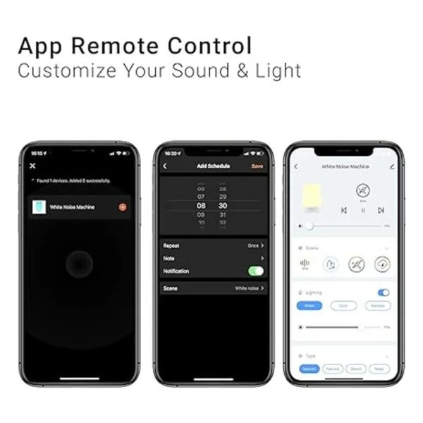 Momcozy Máquina de sonidos y ruido blanco con luz de_3