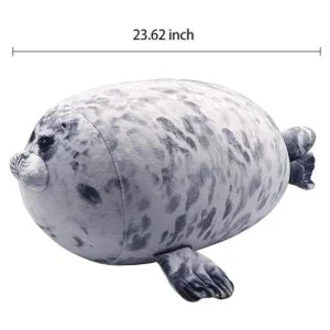 Pineapple Gordito Blob Seal Almohada de felpa con bonito_3