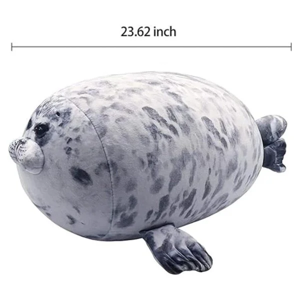 Pineapple Gordito Blob Seal Almohada de felpa con bonito_3