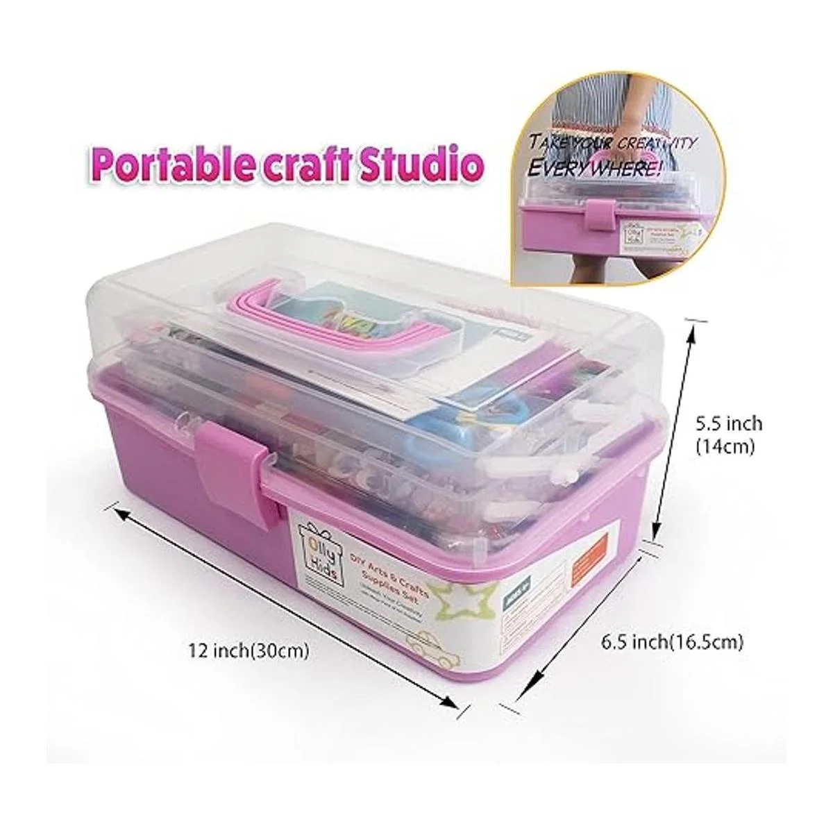 Olly Kids Suministros de arte y manualidades para niños y_6