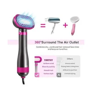 Cepillo secador de pelo para mascotas secador de pelo_4