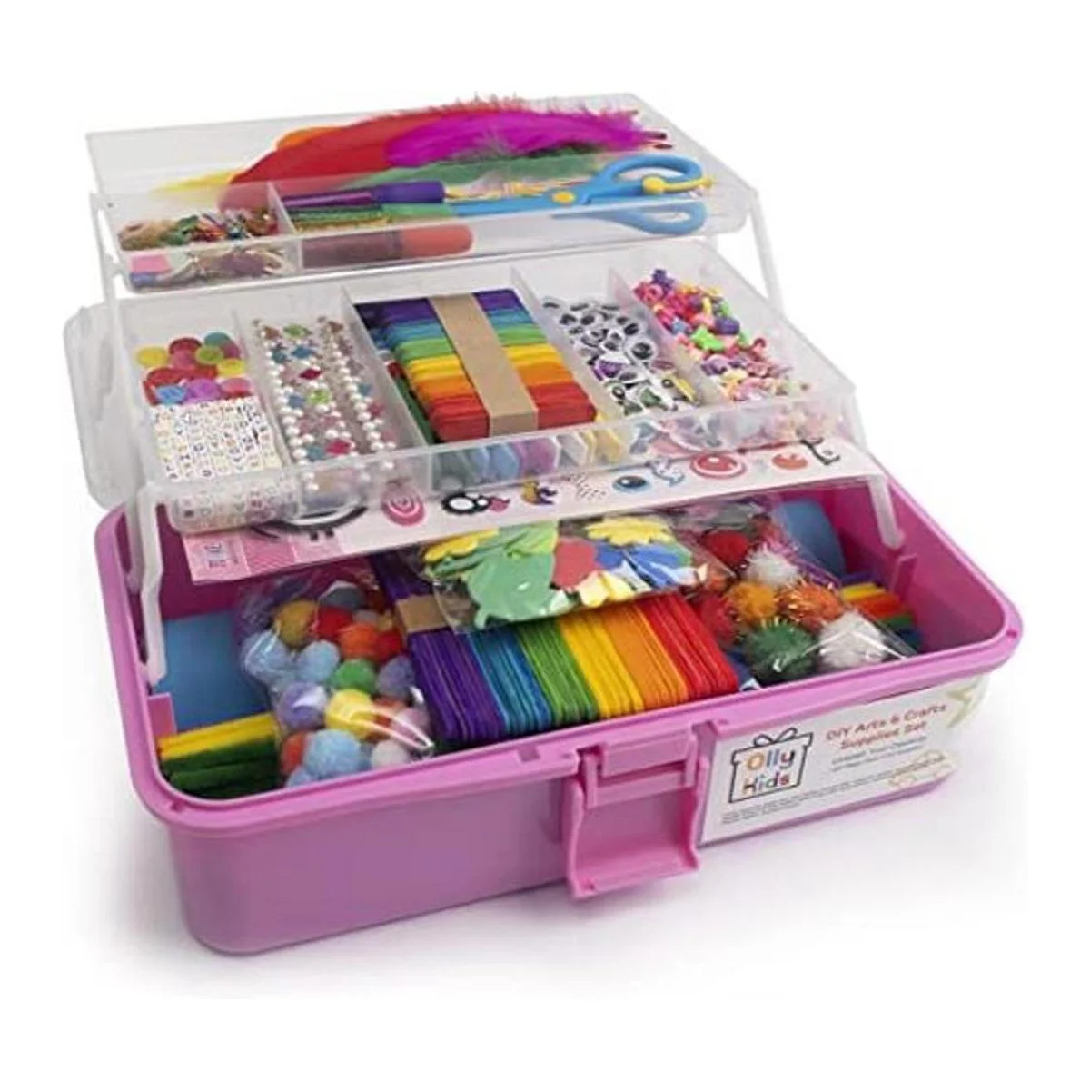 Olly Kids Suministros de arte y manualidades para niños y_1
