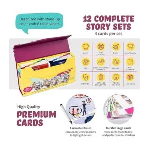 Juego de secuencia de tarjetas de cuentos para niños_3