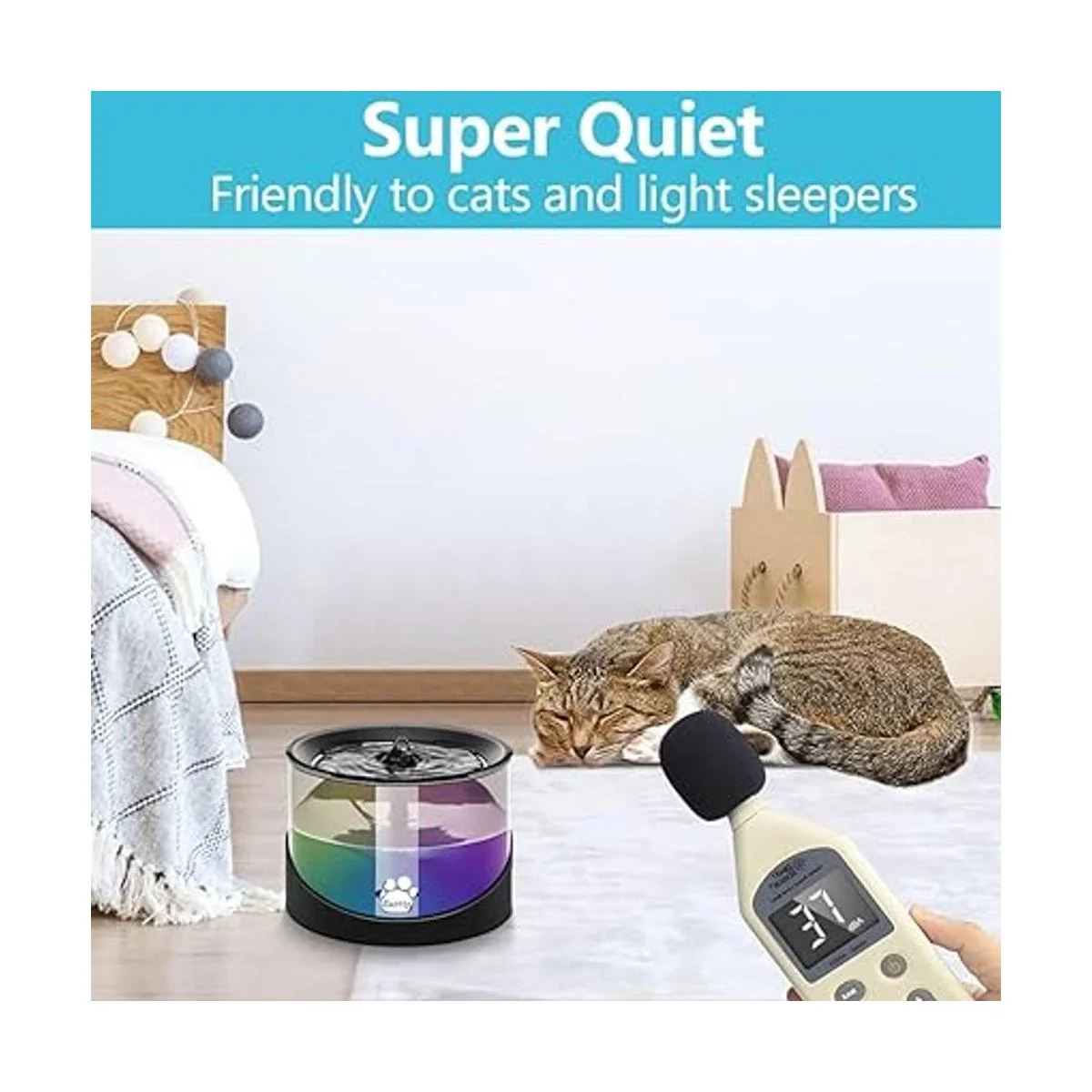 Kastty Fuente de agua para gatos fuente de agua súper_2