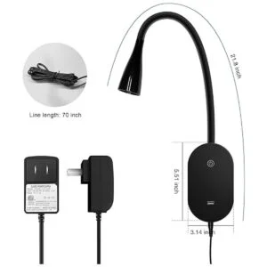 Luz de lectura de pared luz de libro para leer en la_5