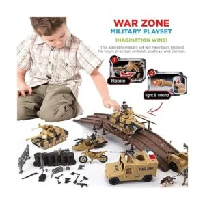 Military Toys Zona de combate de acción militar Juego_3