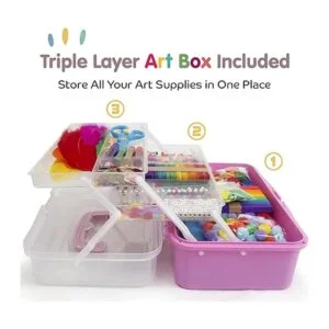 Olly Kids Suministros de arte y manualidades para niños y_4