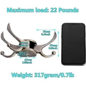 Gancho giratorio para abrigo paquete de 2 ganchos_2