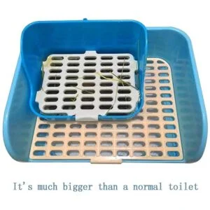 Hamiledyi Caja de arena para conejos grande caja de cama_4