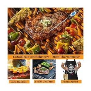 Juego de utensilios para parrilla accesorios para_7