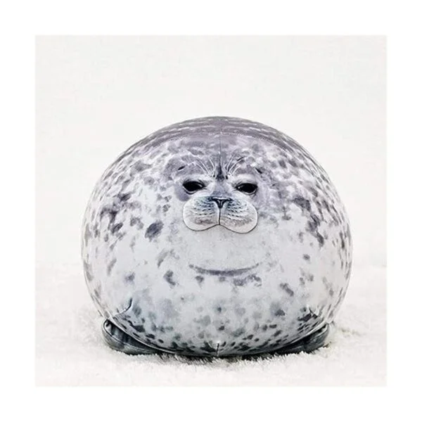 Pineapple Gordito Blob Seal Almohada de felpa con bonito_2
