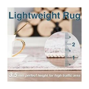 JINCHAN Alfombra de pasillo de 2 x 7 pies alfombra_5