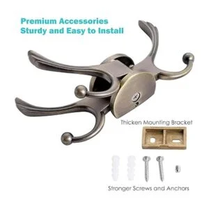 Gancho giratorio para abrigo paquete de 2 ganchos_6