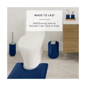 Juego de accesorios de baño azul marino juego de 9 piezas_5