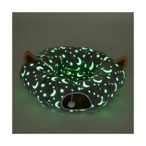 LUCKITTY Tubo de túnel para gatos con juguetes de bola de_3