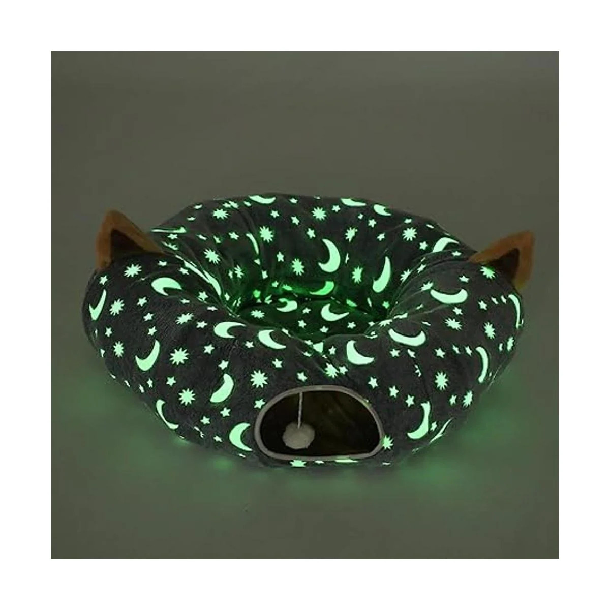 LUCKITTY Tubo de túnel para gatos con juguetes de bola de_3