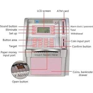 Caja de ahorros ATM mini alcancía de cajero automático_6