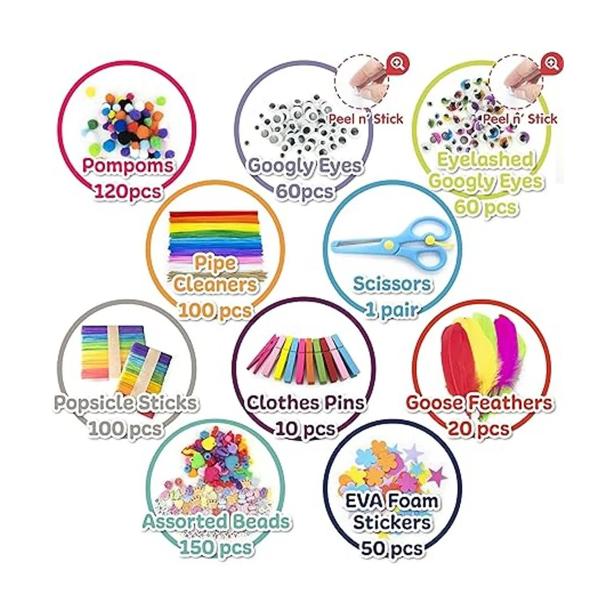 Olly Kids Suministros de arte y manualidades para niños y_2