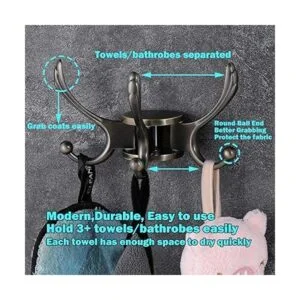 Gancho giratorio para abrigo paquete de 2 ganchos_3