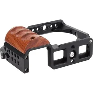 Leftfoto Jaula de metal mejorada con mango de madera para_5