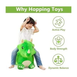 iPlay iLearn Bouncy Pals Juguetes de tolva de dinosaurio_2