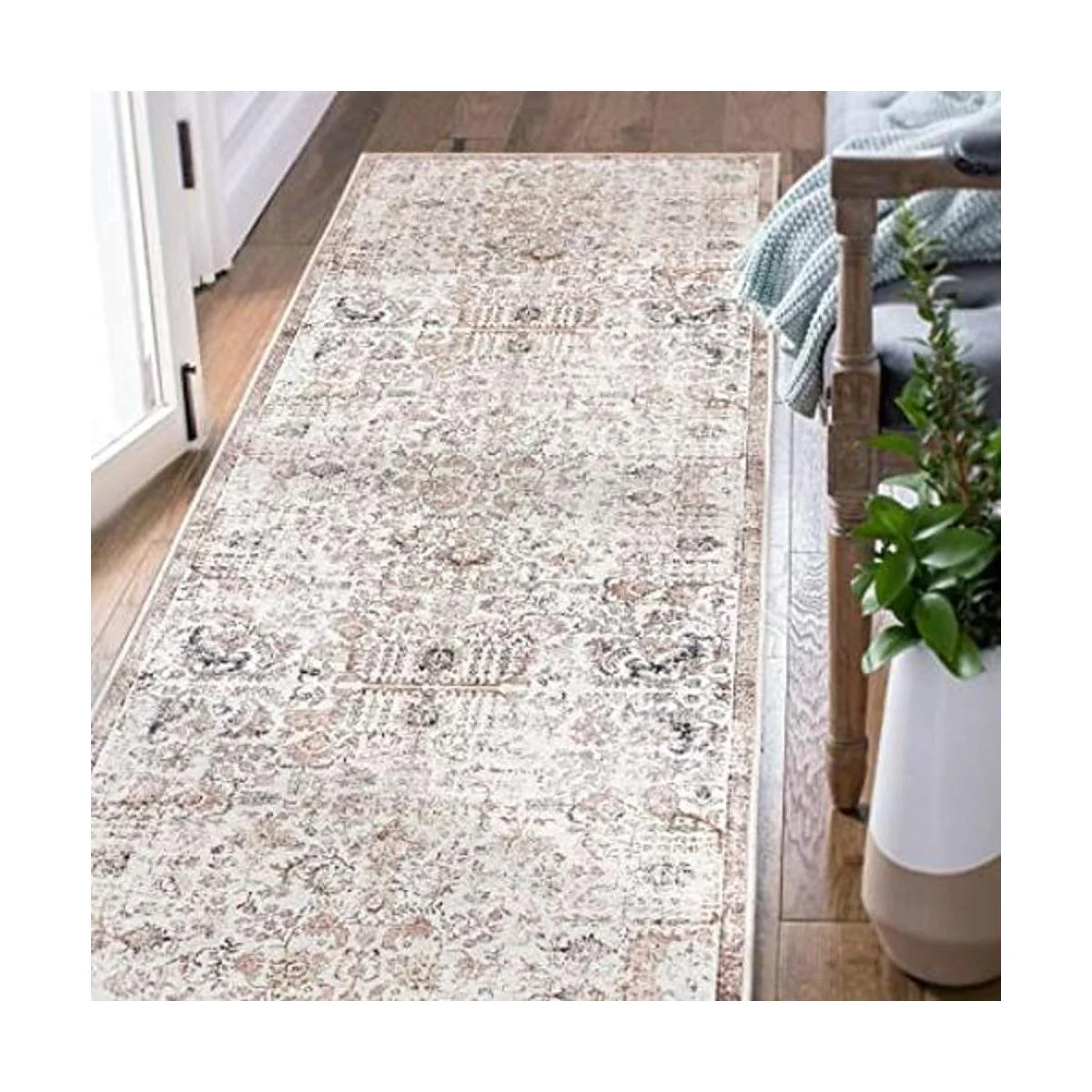 JINCHAN Alfombra de pasillo de 2 x 7 pies alfombra_1