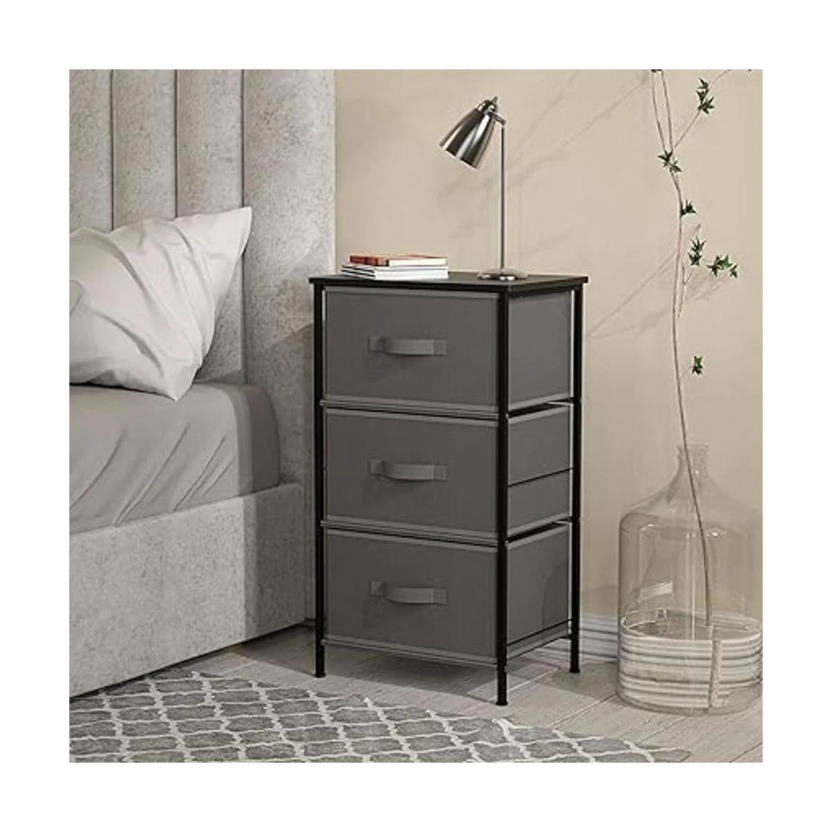 SimpleHouseware Mesitas de noche para dormitorio_2