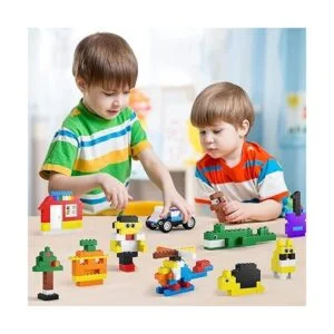 Ladrillos de construcción juguetes de 568 piezas bloques_3