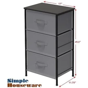 SimpleHouseware Mesitas de noche para dormitorio_6