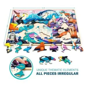 QUOKKA Rompecabezas de madera para niños de 4 a 8 años_4