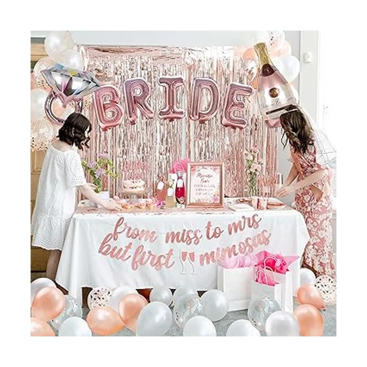 Kit de decoración de despedida de soltera de 226 unidades_2