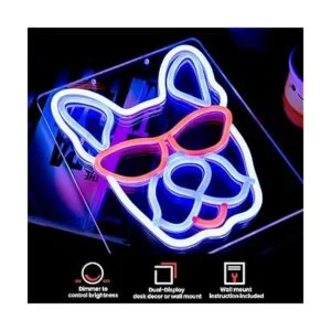 Cartel de luz de neón de PVC para habitaciónpared o_6