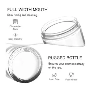 Bumobum Tarros redondos de vidrio transparente de 2_2