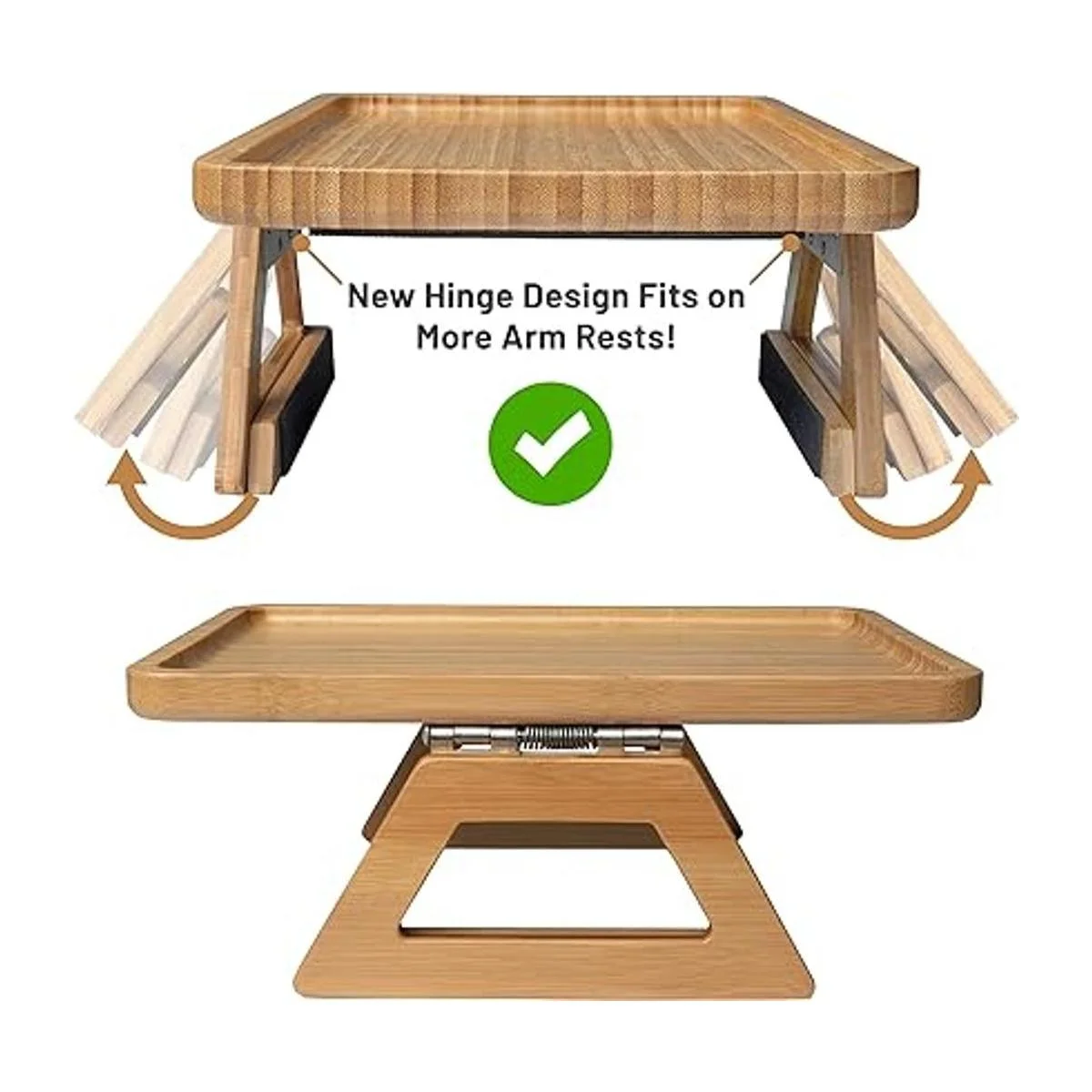 Signature Home Mesa de sofá de sujeción con clip bandeja_4