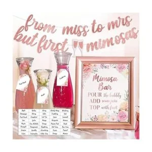 Kit de decoración de despedida de soltera de 226 unidades_5