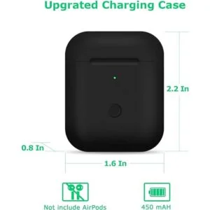 Funda de carga inalámbrica compatible con AirPods 1 2_5