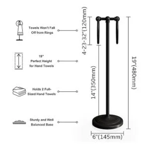 BGL Toallero para la punta de los dedos anillo de toalla_2