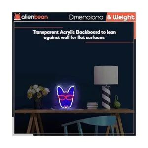 Cartel de luz de neón de PVC para habitaciónpared o_5