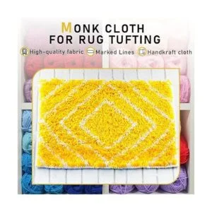 2 piezas de tela de monje de 79 x 59 pulgadas de tela de_5