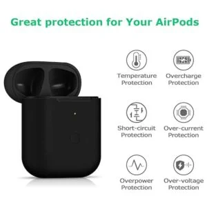 Funda de carga inalámbrica compatible con AirPods 1 2_6
